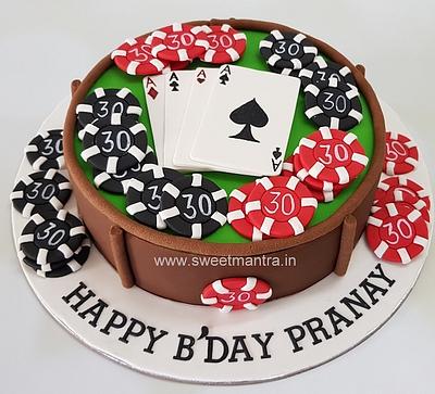 Poker lover cake - Cake by Sweet Mantra Homemade Customized Cakes Pune