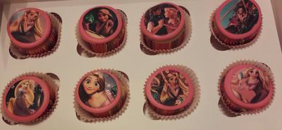 Rapunzel cupcakes  - Cake by Noha Sami