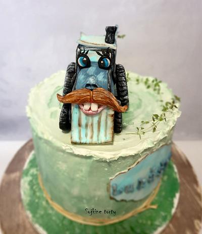 Toothy tractor:) - Cake by SojkineTorty