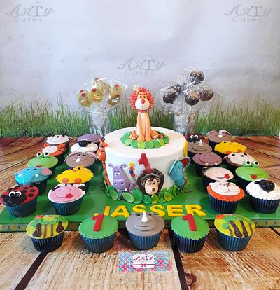 Jungle cake by Arty cakes  - Cake by Arty cakes