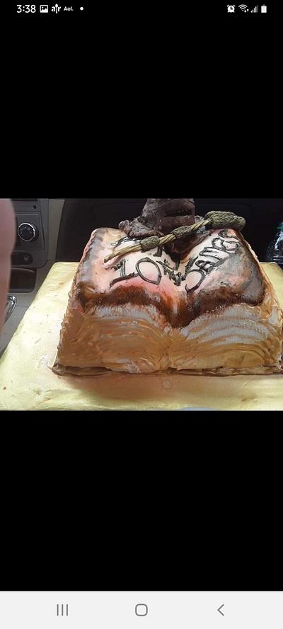 Harry Potter Spell Book Cake  - Cake by Elephant Bath Tub