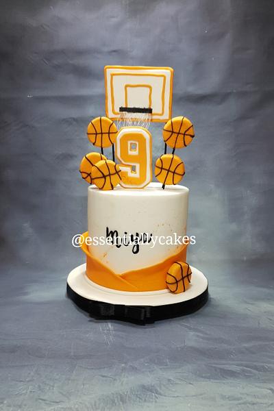 Basketball - Cake by Essentially Cakes