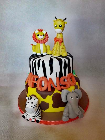 Jungle animals cake - Cake by Bake My Day