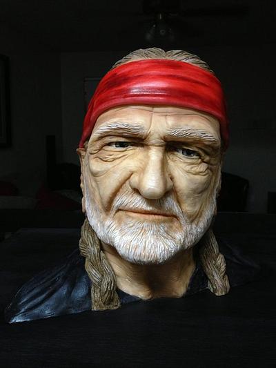 Willie Nelson shaped cake - Cake by How do I delete this account? 