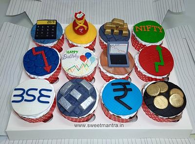 Stockmarket cupcakes - Cake by Sweet Mantra Homemade Customized Cakes Pune