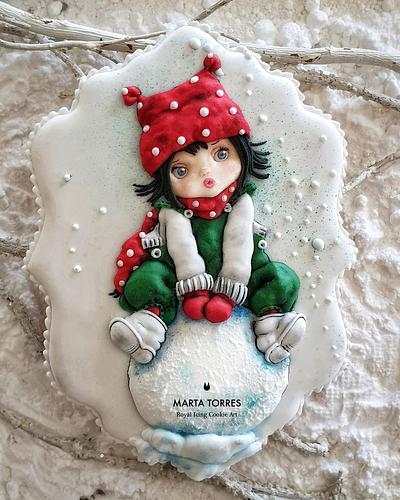 Isabella .... Christmas in July 2020 - Cake by The Cookie Lab  by Marta Torres