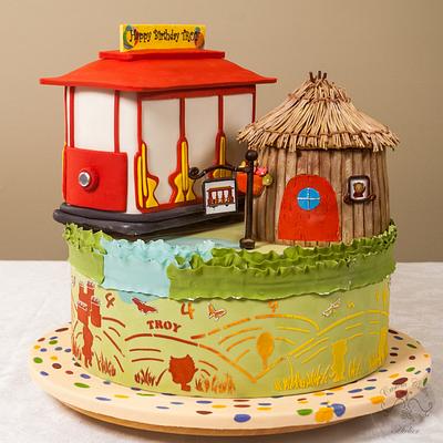 Neighborhood Ride Cake - Cake by Leyda Vakarelov