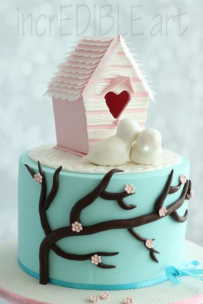 Bird House - Cake by Rumana Jaseel