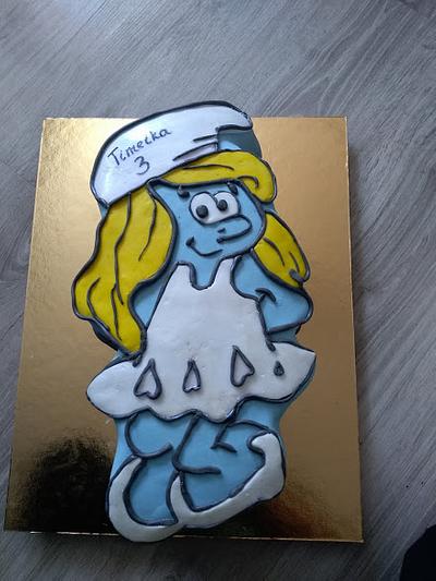 The Smurfs - Cake by Stanka
