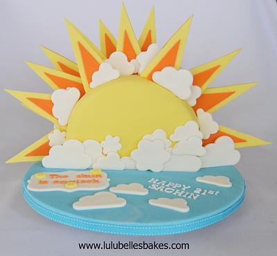 21st Sun Cake - Cake by Lulubelle's Bakes