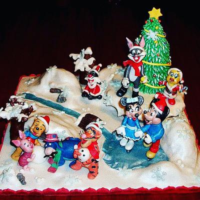 Natale Disney - Cake by zuccheroperpassione