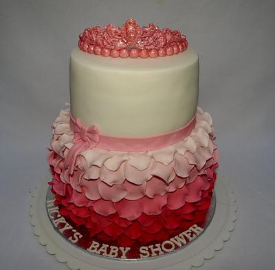 Babyshower Ballerina - Cake by Monique Snoeren