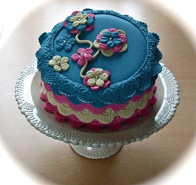 flower cake - Cake by Vanessa 