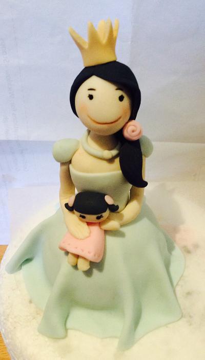 Princess topper - Cake by Martina Kelly