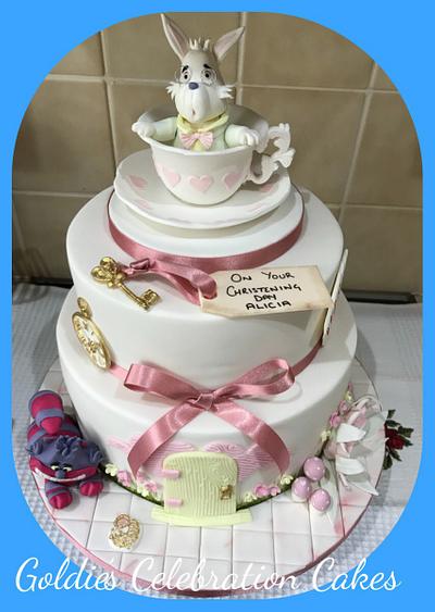 Alice in Wonderland   - Cake by Goldie's Celebration Cakes