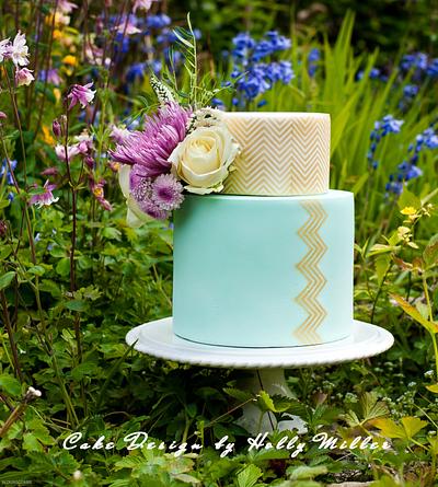 A tea party in the spring! - Cake by Holly Miller