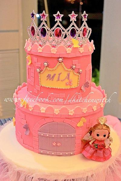 Little Pink Princess - Cake by dkitchenwitch