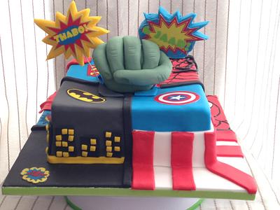 Superhero cake - Cake by Sophie's Bakery