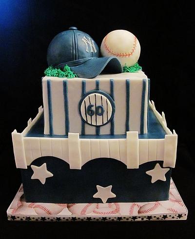 New York Yankees Birthday Cake - Cake by Mojo3799