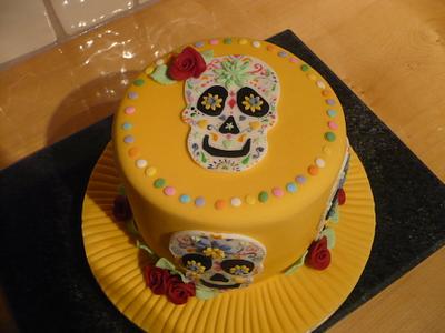 Sugar Skulls - Cake by Debbie