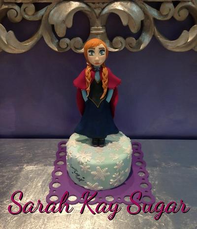 Anna Frozen - Cake by Sarah Kay Sugar