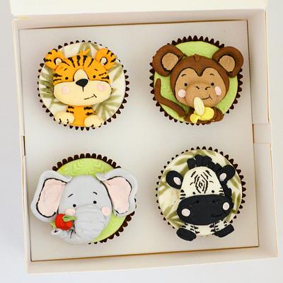 Jungle Safari Cupcakes - Cake by Juliana’s Cake Laboratory 