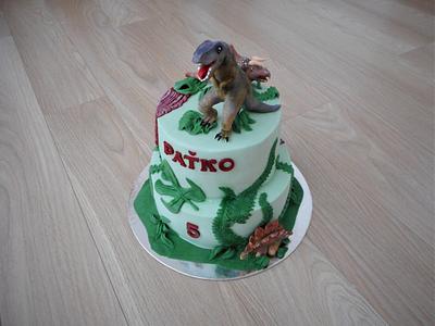 Tyrannosaurus - rex inspiration  - Cake by Janka