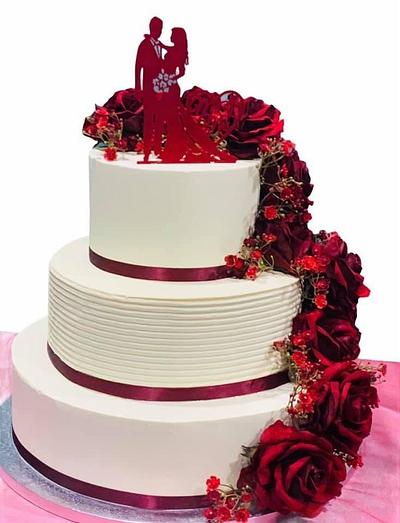 Weddingcake épuré - Cake by DreamYourCake
