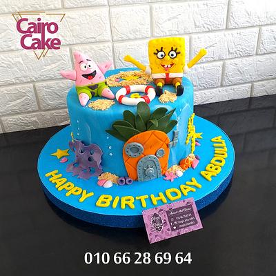 SpongeBob Cake - Cake by Ahmed - Cairo Cake احلى تورتة