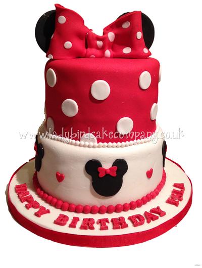 Minnie Mouse themed cake - Cake by ladybirdcakecompany