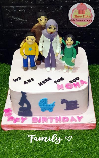Family & career cake - Cake by Maro Cakes