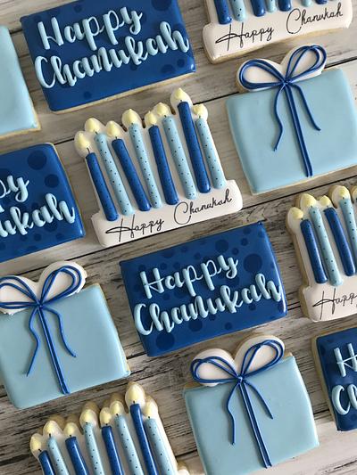 Happy Chanukah! - Cake by TheCookieFantasy