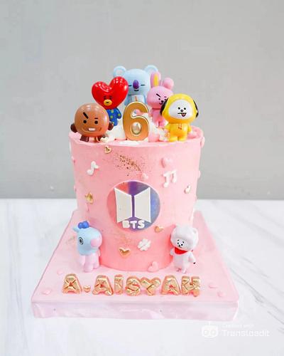 BT21-Themed Birthday Cake - Cake by Dapoer Nde