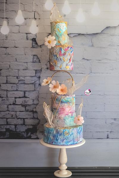 Pretty In Pastel - Cake by Sayantanis Culinary Delight
