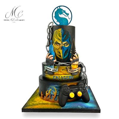 Mortal kombat cake - Cake by Cindy Sauvage 