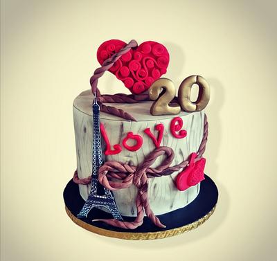 20 years together ♥️ - Cake by Desislava Tonkova