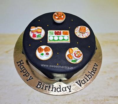 Food theme cake - Cake by Sweet Mantra Homemade Customized Cakes Pune