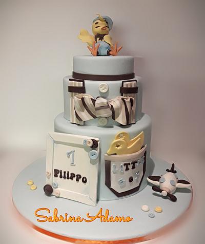 Little boy  - Cake by Sabrina Adamo 
