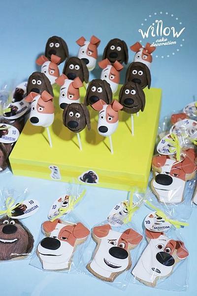 Secret life of pets, cookies&cake pops - Cake by Willow cake decorations
