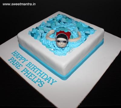 Cake for Swimmer - Cake by Sweet Mantra Homemade Customized Cakes Pune