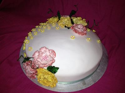 My very first decorated cake! - Cake by Maxine Kristi Morris