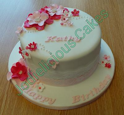 65th birthday cake - Cake by Jodie Innes
