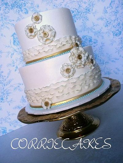 Vintage Ruffles - Cake by Corrie