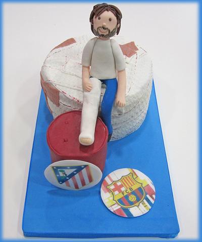Bandaged cake - Tarta vendada - Cake by Auxai Tartas