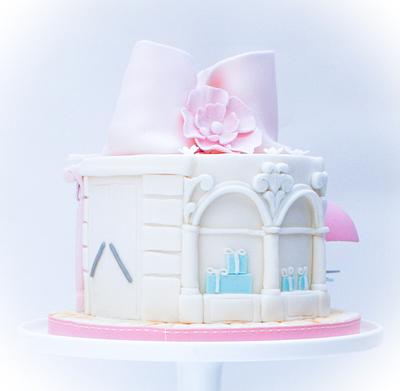 Tiffany cake shop - Cake by Samantha's Cake Design