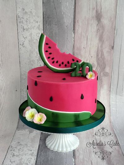 Watermelon :) - Cake by Aurelia's Cake