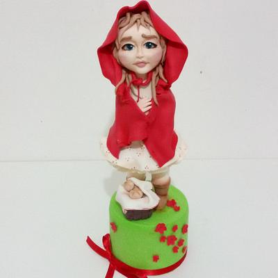 cappuccetto rosso  - Cake by Sabrina Adamo 