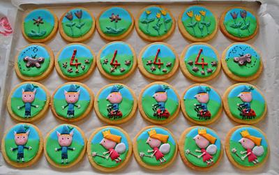Ben and Holly's Little Kingdom Birthday cookies - Cake by Jennifer Cobb