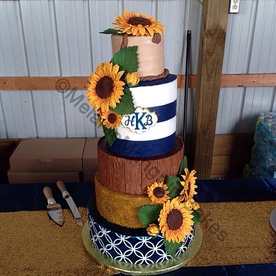 Fall Wedding Cake - Cake by Melanie Mangrum