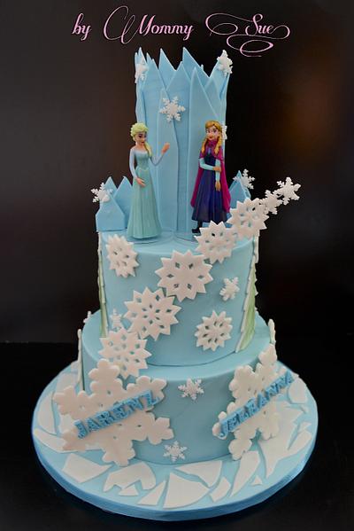 Frozen Themed Cake - Cake by Mommy Sue